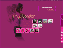 Tablet Screenshot of phyllondon.com